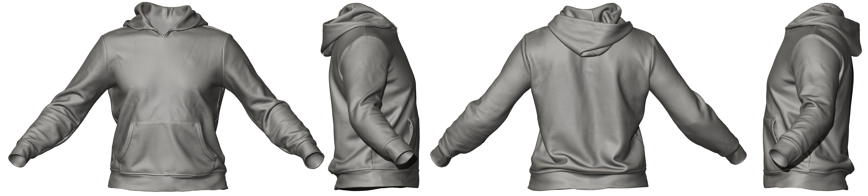 Download hoodie zbrush 3d model 